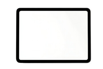 tablet pc on white background