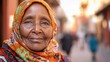 © Vladimir - Portrait of an elderly woman in Marrakech.