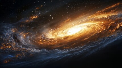 a time-lapse view of a black hole bending light across the cosmos, creating a surreal visual effect