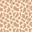 © weerasak - Seamless giraffe skin pattern featuring warm tones for realistic texture and design use. Giraffe seamless patterns,