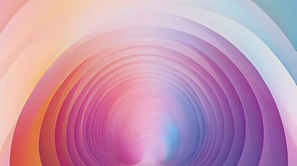 Wall Mural - Abstract Gradient Swirl Creating a Colorful Illusion of Depth and Light in a Modern Design