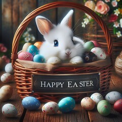 Wall Mural - easter is great when you have chocolate eggs and bunnies.