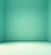 © Kazi - Vector green pastel background with gradient, empty space for product display presentation design concept, studio room background. Isolated on a white background.