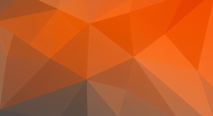 Wall Mural - abstract grey orange triangle pattern background