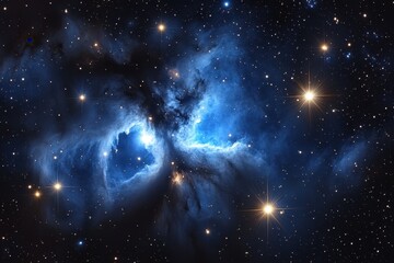 vast cosmic nebula displaying brilliant colors and sparkling stars in deep space captured during a c