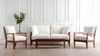 © julio - Modern Wooden Furniture Set In White Room