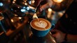 © Elen Mosq - Artisan Latte Art: A Heartfelt Coffee Creation