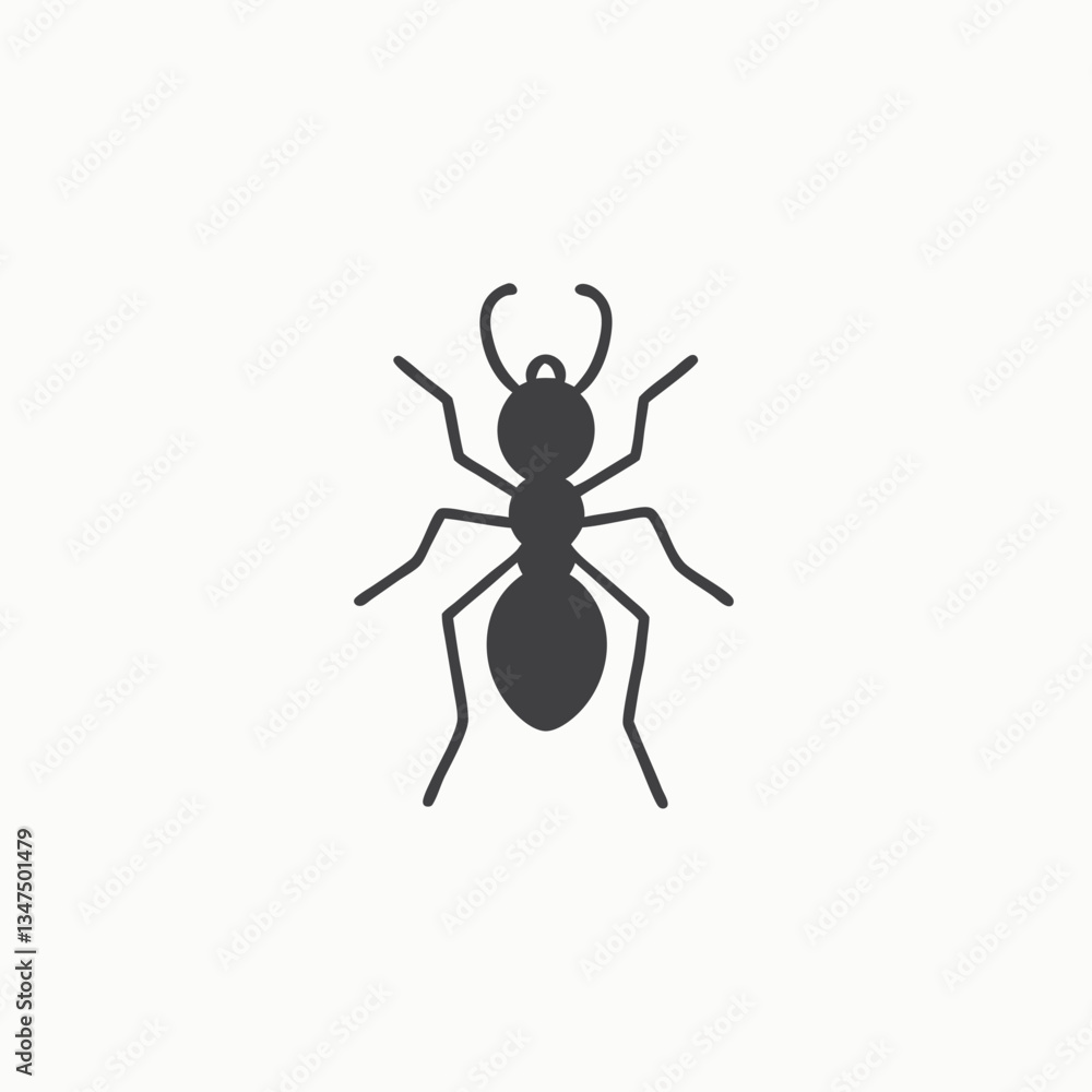 Snt group working isolated vector Silhouettes. ant silhouette Vector ...