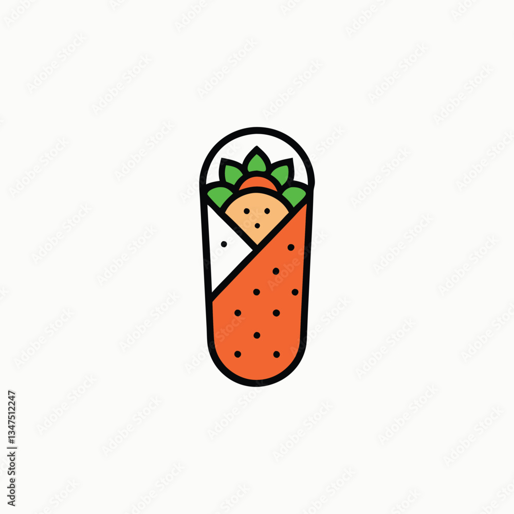 Detailed delicious shawarma. Best for restaurant menu, packages and ...