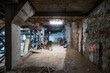 © ADDICTIVE STOCK - Industrial basement with construction elements and materials