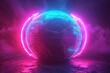 © MaxB - Planet Earth is depicted in a three-dimensional format similar to that of an atom