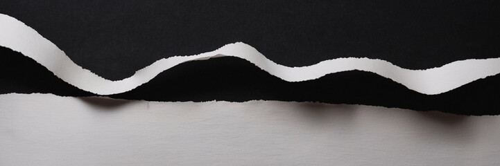 Canvas Print - Torn Paper Abstract