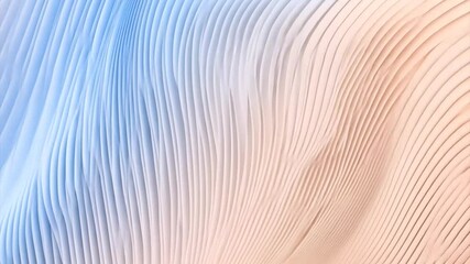 Pastel wave texture, interior design, curved lines, soft light, background
