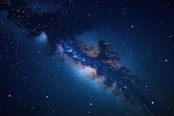 milky way galaxy night sky with stars in dark space background, space, nebula, universe