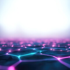 Wall Mural - Abstract network design, futuristic background