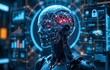 © endrzw - Advanced AI Robot with Futuristic Interface