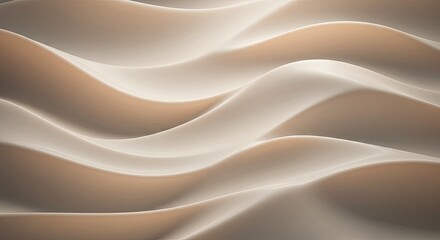 Poster - The image is a close up of a wave with a very smooth and soft texture