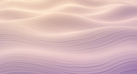 Poster - A wave of light pink color with a white background