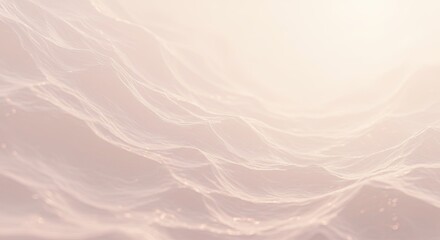 Poster - The image is a beautiful, serene depiction of ocean waves