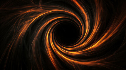 Wall Mural - Swirling Vortex of Fiery Flames and Dark Space Creating a Stunning Abstract Background