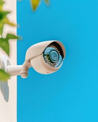 Aufkleber - AI-Enhanced Home Security Minimalist Smart Surveillance Camera with Cutting-Edge Night Vision Technology for Modern Urban Living Protection