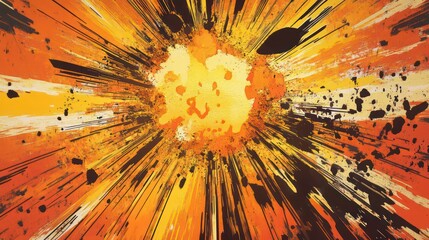 Wall Mural - Abstract explosion graphic design, possible use for background or wallpaper