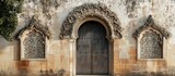 Historical architectural detail showcasing intricate design elements and craftsmanship, highlighting texture patterns, unique features, and cultural richness.