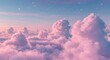 © CahyaSeptia - Dreamy Pink Clouds and Starry Sky Above for Peaceful Background