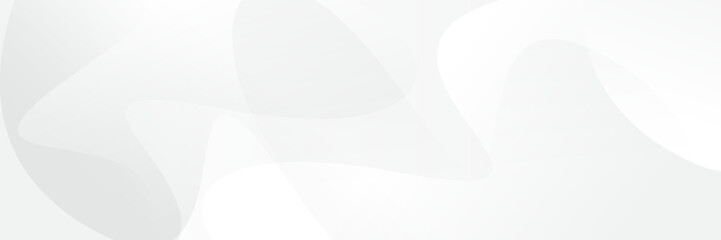 Wall Mural - abstract white geometric banner design background.
