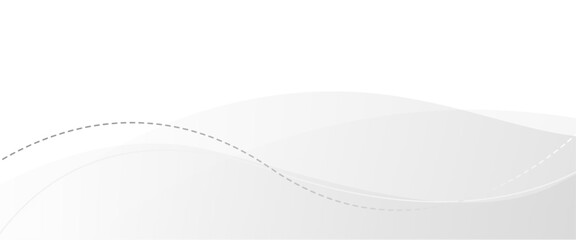 Leinwandbilder - Vector minimal geometric white light banner background abstract design.