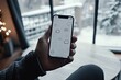 © B one - Smartphone displaying weather app