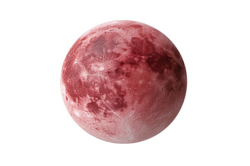 Wall Mural - red moon in the sky, isolated