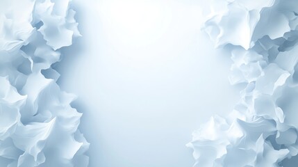 Wall Mural - light blue abstract background with soft, flowing shapes