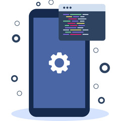 App Development Illustration