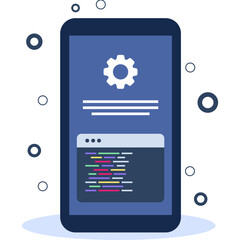 App Development Illustration