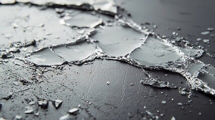 Aufkleber - a self-repairing material showing its surface effectively mending after an injury.