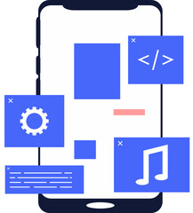 App Development Illustration