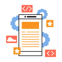 App Development Illustration
