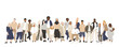 © Stafeeva - Different people stand side by side together.