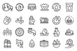 © Kristian - Set of water icons, fresh, nature. vector