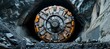 © Being Imaginative - A Huge Tunnel Boring Machine Is Working Deep Underground, Showing Industrial Power and Precision—a perfect Scene with Text Space for Construction and Engineering Themes.