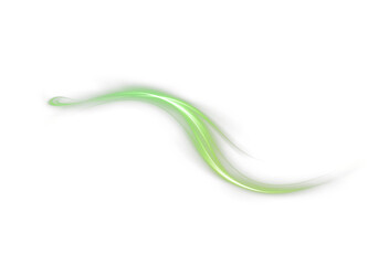 Fototapete - Light green Twirl. Curve light effect of green line. Luminous green circle. Light green pedistal, podium, platform, table. Vector 