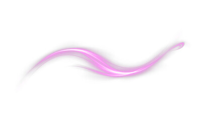 Aufkleber -  futuristic neon wave effect featuring glowing motion curves, laser beams, and dynamic energy streaks. Perfect for cyber visuals, speed designs, abstract patterns, and tech backgrounds. Vector 