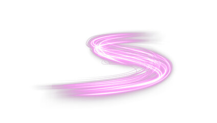 Aufkleber - futuristic neon light trail effect featuring dynamic motion streaks, glowing beams, and vibrant cityscapes. Perfect for high-speed visuals, traffic designs, and abstract night backgrounds. Vector