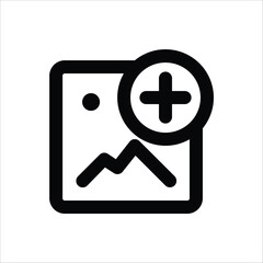 Wall Mural - an image icon with a plus sign for adding photos.