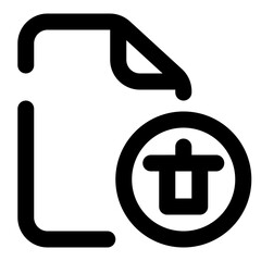 user interface thin icon