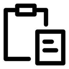 user interface thin icon