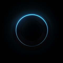 Wall Mural - blue light spin, laser lights, luminous, circular halo,light ellipse,galaxy glint,glowing podium,spa