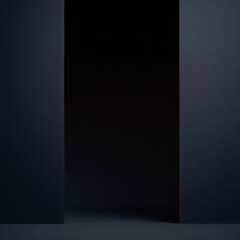 Wall Mural - a black and white photo of a doorway with a dark background