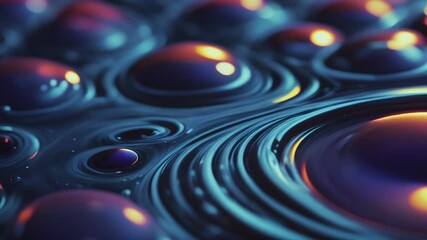 Wall Mural - Abstract multicolored liquid purple-blue background